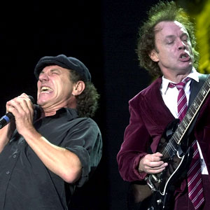 Brian Johnson, Angus Young, AC/DC Brian Johnson, Angus Young, AC/DC
